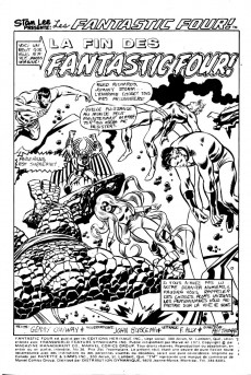 Extrait de Fantastic Four (Éditions Héritage) -30- Est-ce la fin des Fantastic Four ?