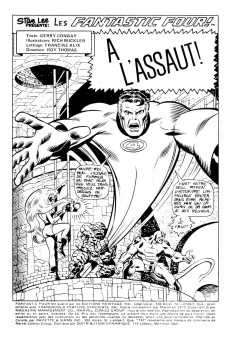 Extrait de Fantastic Four (Éditions Héritage) -33- A l'assaut!