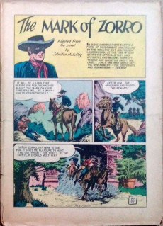 Extrait de Four Color Comics (2e série - Dell - 1942) -228- The Mark of Zorro