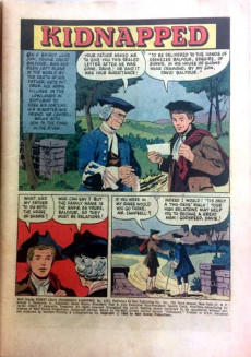 Extrait de Four Color Comics (2e série - Dell - 1942) -1101- Walt Disney - Robert Louis Stevenson's Kidnapped
