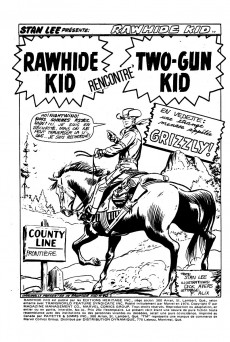 Extrait de Rawhide Kid (Éditions Héritage) -31- Rawhide Kid rencontre Two-Gun Kid