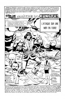 Extrait de Les mains de Shang-Chi, maître du Kung-Fu (Éditions Héritage) -18- L'attaque sur une mer en furie