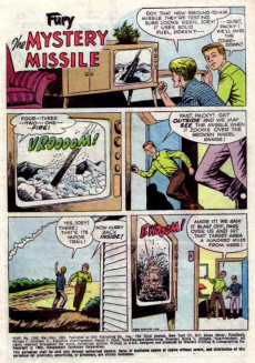 Extrait de Four Color Comics (2e série - Dell - 1942) -1296- Fury - The Missing Missile