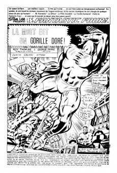 Extrait de Fantastic Four (Éditions Héritage) -60- La mort est un gorille doré!