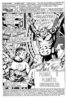 Extrait de Fantastic Four (Éditions Héritage) -61- Pleure, ô planète ensorcelée !