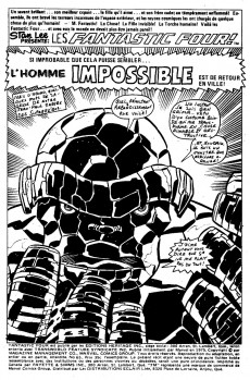Extrait de Fantastic Four (Éditions Héritage) -65- L'Homme Impossible est de retour en ville!
