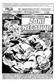 Extrait de Fantastic Four (Éditions Héritage) -68- Un Robinson Crusoé dans la zone négative!