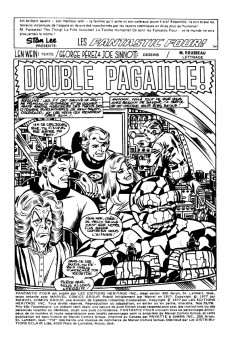 Extrait de Fantastic Four (Éditions Héritage) -7576- Double pagaille!
