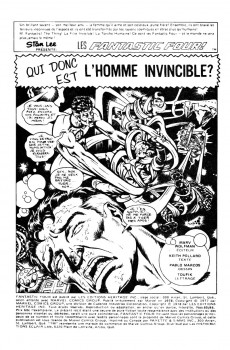 Extrait de Fantastic Four (Éditions Héritage) -8586- Qui donc est l'Homme Invincible?