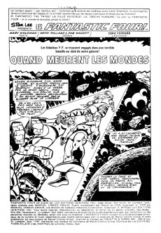 Extrait de Fantastic Four (Éditions Héritage) -9596- Quand meurent les mondes