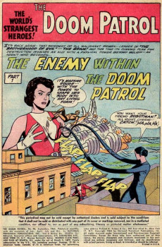 Extrait de Doom Patrol Vol.1 (1964) -90- The Spy Within the Doom Patrol!