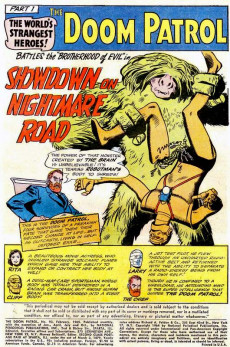 Extrait de Doom Patrol Vol.1 (1964) -93- Showdown on Nightmare road