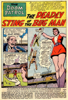 Extrait de Doom Patrol Vol.1 (1964) -99- The deadly sting of the bug man