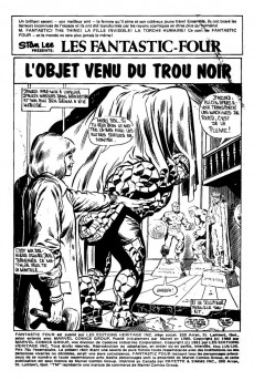 Extrait de Fantastic Four (Éditions Héritage) -119120- L'objet venu du trou noir
