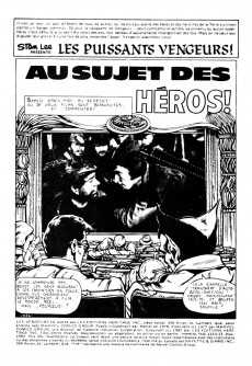 Extrait de Les vengeurs (Éditions Héritage) -112113- Au sujet des héros !