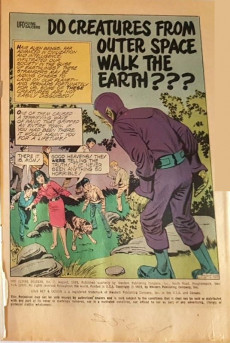 Extrait de UFO Flying Saucers (Gold Key - 1968) -7- Have They Come Out of Hiding? Do Aliens Roam the Earth?