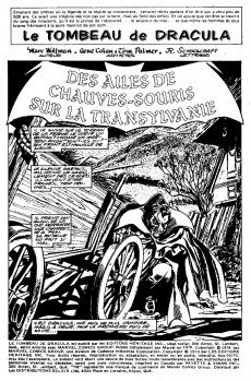 Extrait de Le tombeau de Dracula (Éditions Héritage)  -6970- Des ailes de chauve-souris sur la Transylvanie