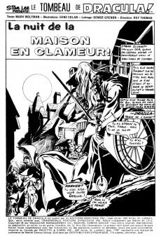 Extrait de Le tombeau de Dracula (Éditions Héritage)  -12- La nuit de la maison en clameur !