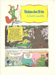 Extrait de Walt Disney (Hachette et Edi-Monde) -1974- Robin des bois - La forêt maudite