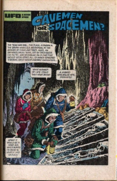 Extrait de UFO Flying Saucers (Gold Key - 1968) -19- Found! An Ancient Tomb -- For Cavemen or Spacemen?