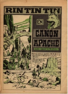 Extrait de Rin Tin Tin (Vértice - 1972) -1- Cañon Apache