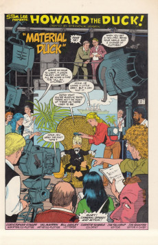 Extrait de Howard the Duck (1976) -33- Material Duck