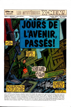 Extrait de Les mystérieux X-Men (Éditions Héritage) -4950- Jour de l'avenir passés !