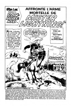 Extrait de Rawhide Kid (Éditions Héritage) -52- Affronte l'arme mortelle de Mister Lightning !