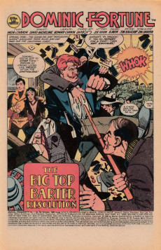 Extrait de Marvel Premiere (1972) -56- Dominic Fortune: The Big Top Barter resolution