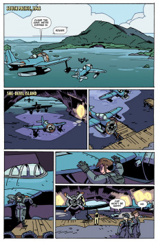 Extrait de Atomic Robo Presents Real Science Adventures -1- The Flying She-Devils in Raid on Marauder Island