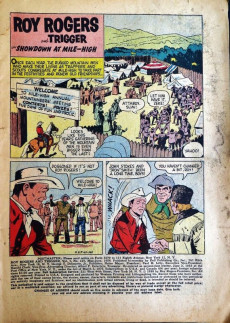 Extrait de Roy Rogers and Trigger (Dell - 1955) -125- Six-gun Showdown at Mile High