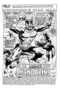 Extrait de L'invincible Iron Man (Éditions Héritage) -5354- A la merci du Mandarin !