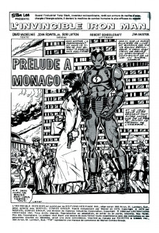 Extrait de L'invincible Iron Man (Éditions Héritage) -7980- Prélude à Monaco