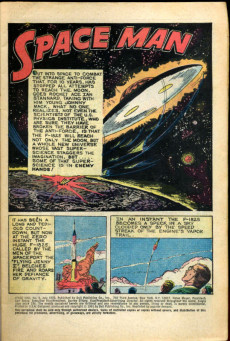 Extrait de Space Man (Dell - 1962) -9- Man has Broken the Ties of Earth and is About to Conquer Space