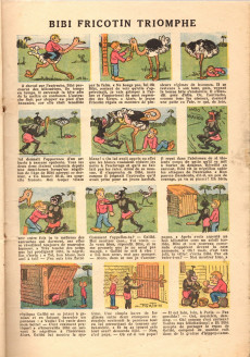 Extrait de Bibi Fricotin (2e Série - SPE) (Après-Guerre) -5- Bibi triomphe
