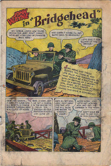 Extrait de John Wayne Adventure Comics (1949) -15- Bridgehead