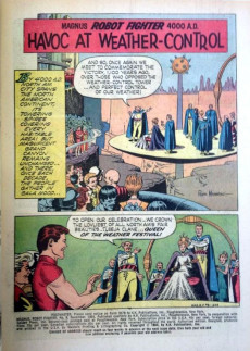 Extrait de Magnus, Robot Fighter 4000 AD (Gold Key - 1963) -8- Havoc at Weather-Control!