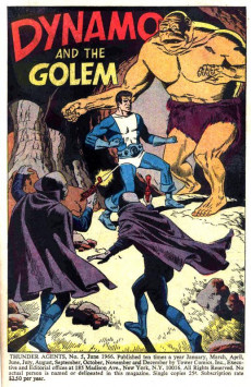 Extrait de T.H.U.N.D.E.R. Agents (Tower comics - 1965) -5- Double for Dynamo