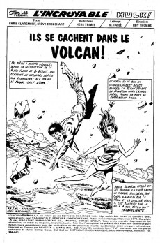 Extrait de L'incroyable Hulk (Éditions Héritage) -29- Ils se cachent dans le volcan!