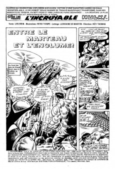 Extrait de L'incroyable Hulk (Éditions Héritage) -41- Entre le marteau et l'enclume!