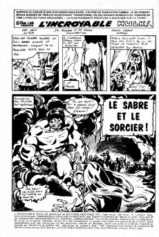Extrait de L'incroyable Hulk (Éditions Héritage) -60- Le sabre et le sorcier!