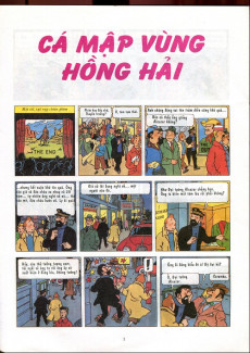Extrait de Tintin (en langues étrangères) -19Vietnamien- Ca map vùng hong hai