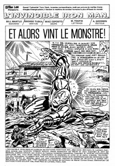 Extrait de L'invincible Iron Man (Éditions Héritage) -5556- Et alors vint le monstre!