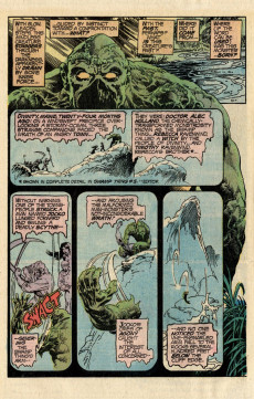 Extrait de Swamp Thing Vol.1 (DC Comics - 1972) -19- A Second Time to Die