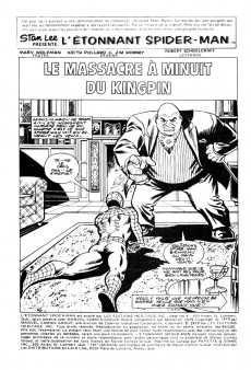 Extrait de L'Étonnant Spider-Man (Éditions Héritage) -99100- Le massacre à minuit du Kingpin