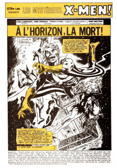 Extrait de X-Men (Éditions Héritage) -7- A l'horizon, la mort !