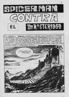 Extrait de Spiderman (The Spider - Vértice 1967) -1- Contra el Dr. Misterioso
