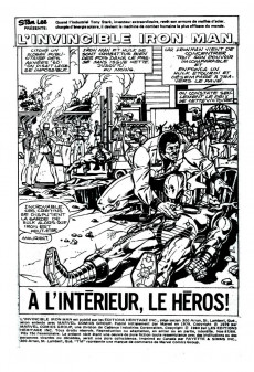 Extrait de L'invincible Iron Man (Éditions Héritage) -8788- A l'intérieur, le héros!