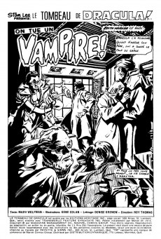 Extrait de Le tombeau de Dracula (Éditions Héritage)  -13- La mort d'un vampire !