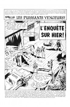 Extrait de Les vengeurs (Éditions Héritage) -116117- L'enquête sur hier